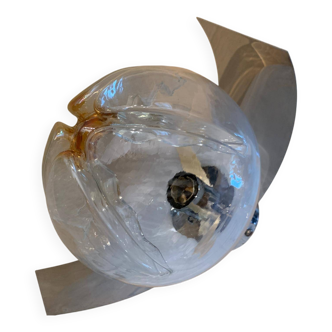 Mazzega wall light in Murano glass