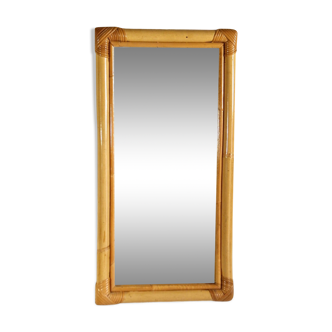 Miroir cadre rotin 61 x 31 cm