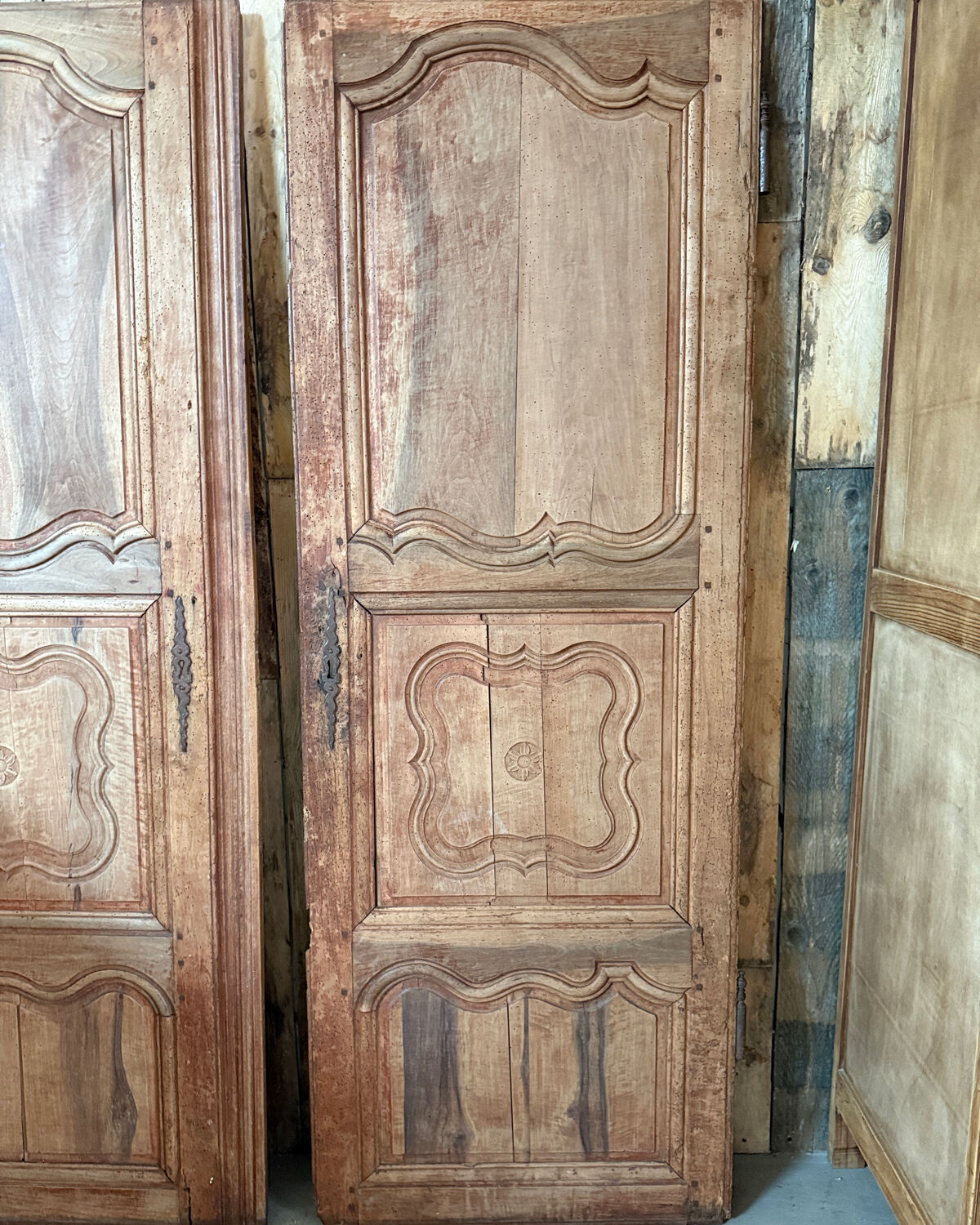 Pair of old wardrobe doors