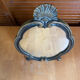 Antique mirror louis xv shell shape rococo bronze #