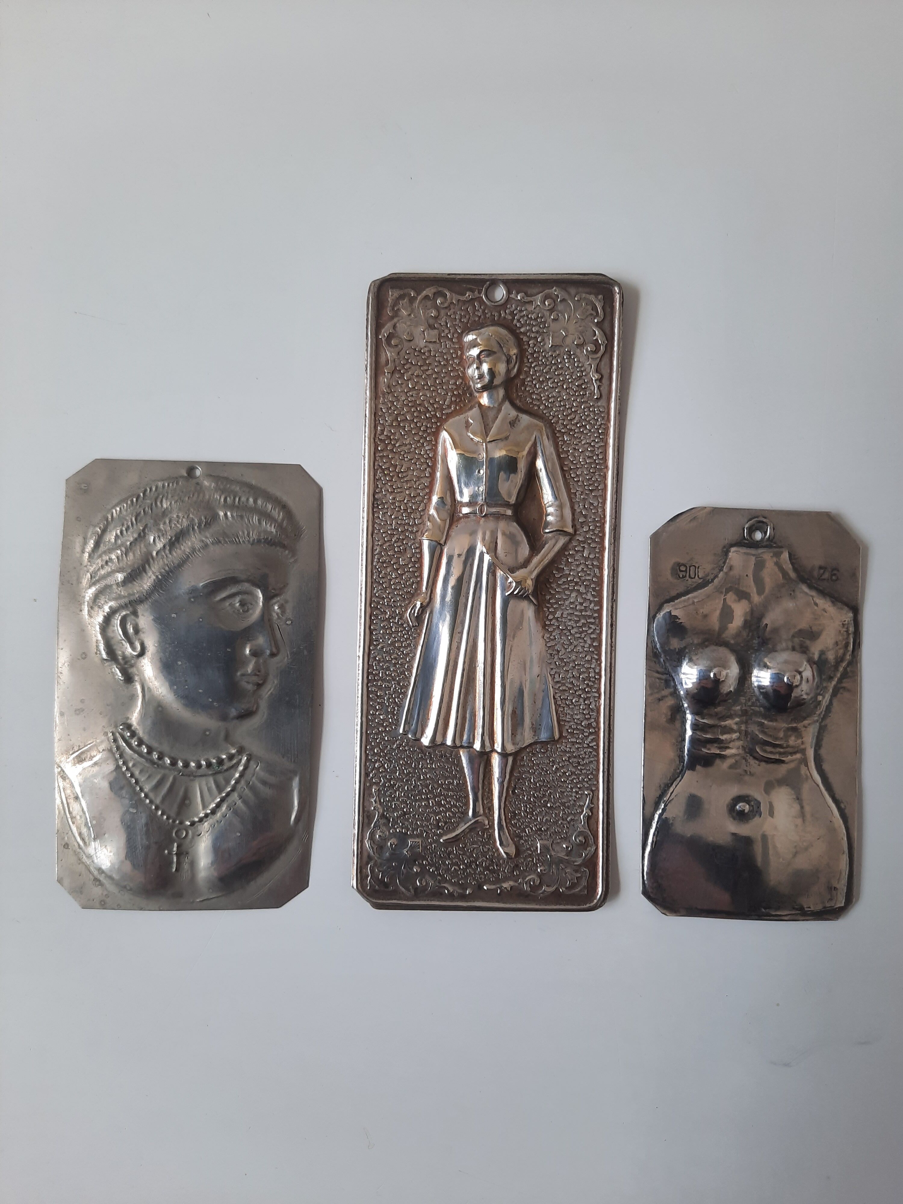 Lot of Greek ex-voto metal