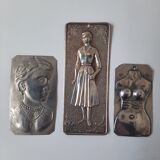 Lot of Greek ex-voto metal