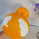 Mushroom lamp, orange cloud Skojig, henrik preutz design for Ikea, 1990