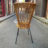 Pair of wicker chairs from the 1960s