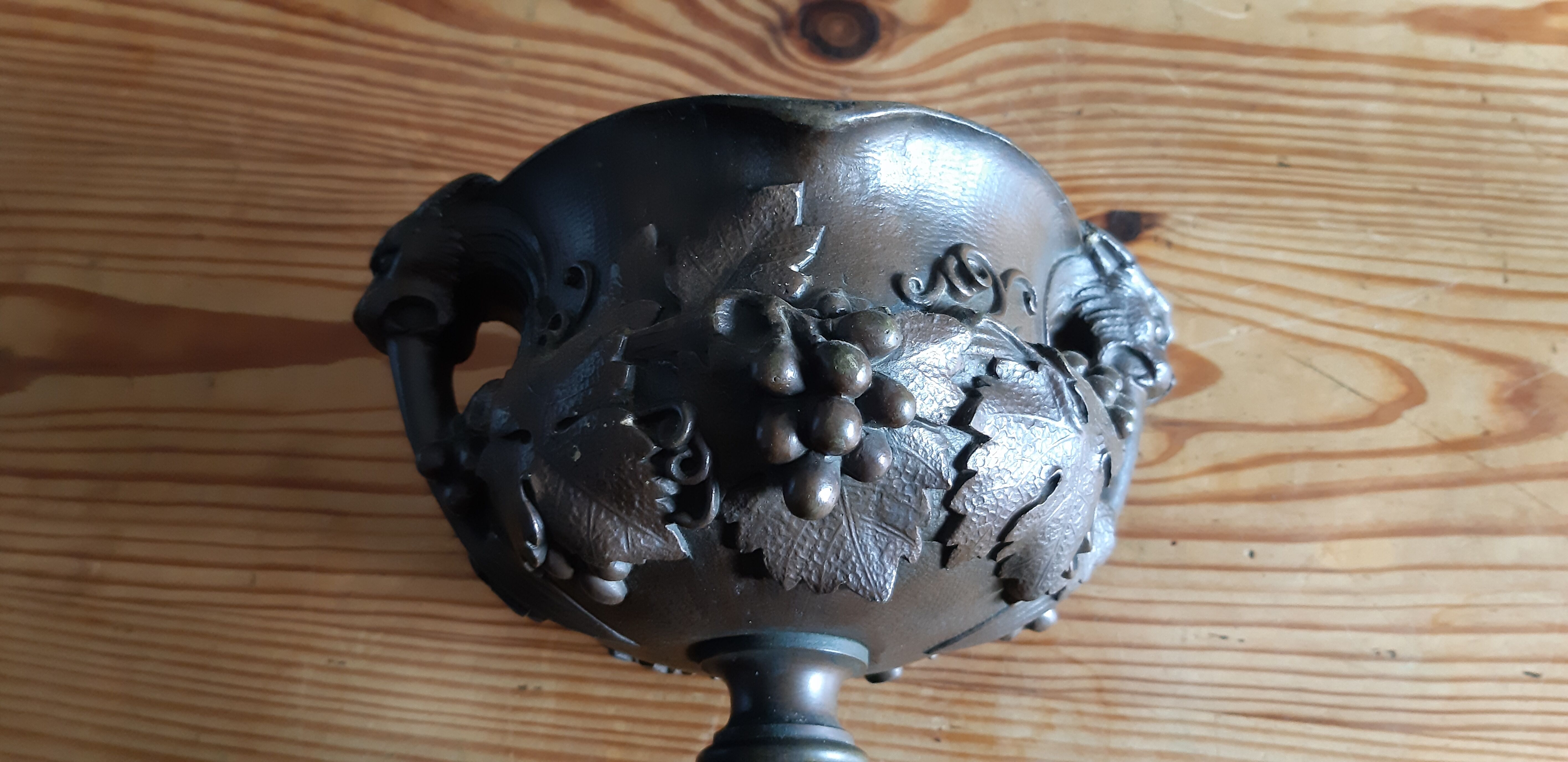 Cassolette Bronze and Marble