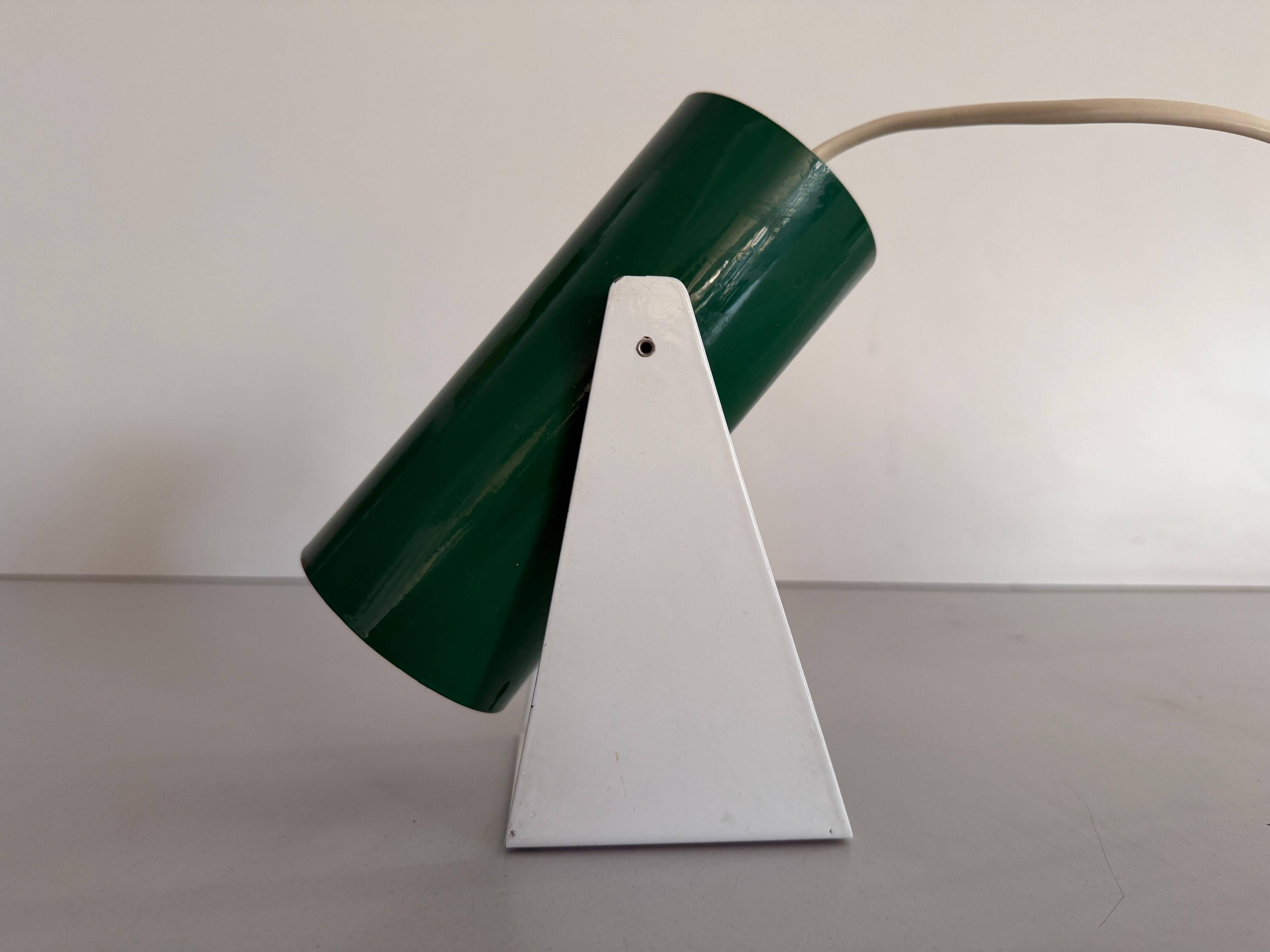 Pair of table lamps or wall lights in metal by Greene & Greene, 1970s, Germany.