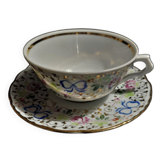 Tea cup porcelain Vista Alegre Ema Portugal XX