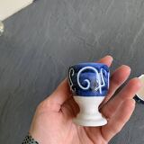 2 vintage Italian ceramic egg cups