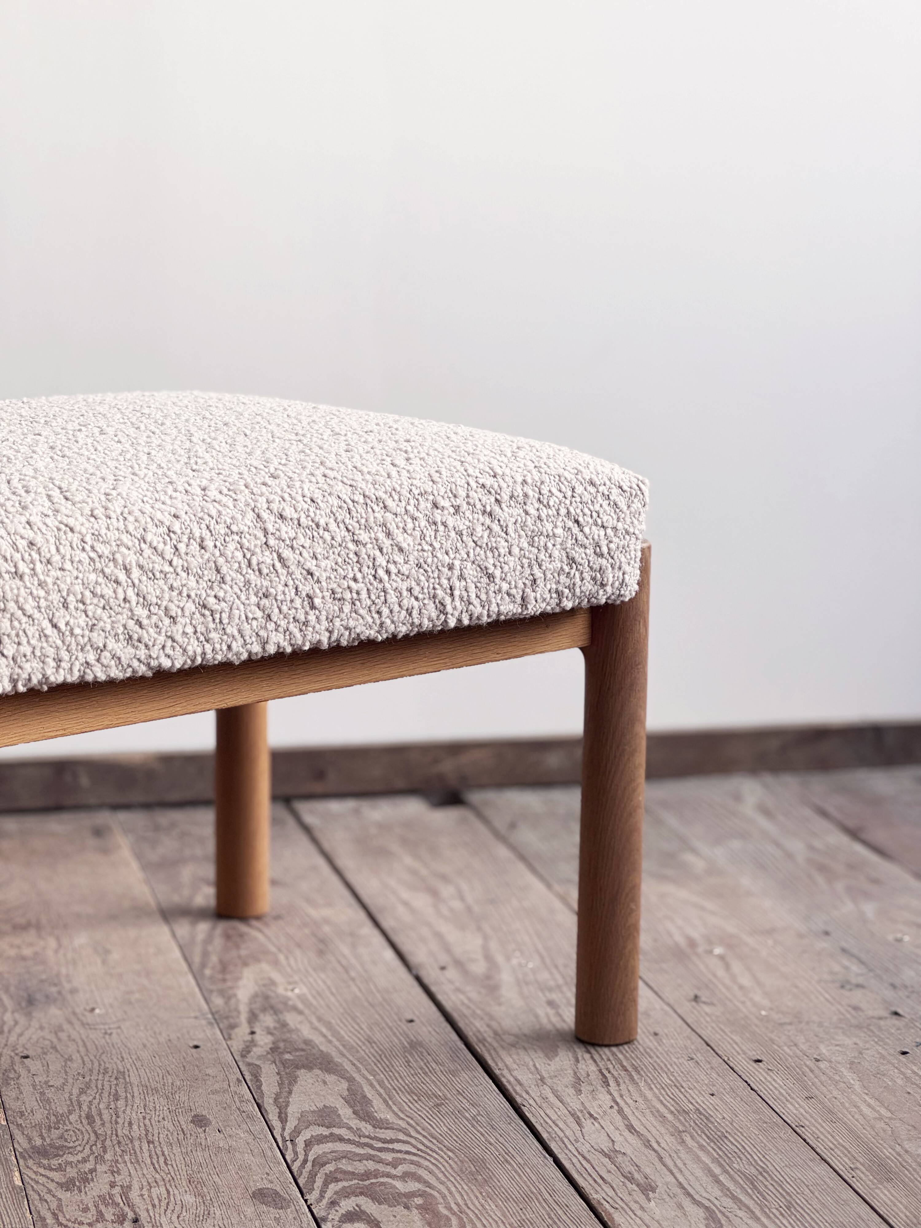 Ottoman danois Mid-Century Design par Ole Wanscher, années 1950