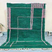 Tapis beni ouraine fait main traditionnelle taille 200 x 300 cm