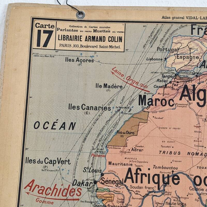 Videl lablache school map - n°17 political africa