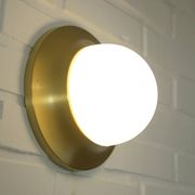 Ceiling Lights Set of 3 Mushroom Lamp Vintage Brass Sconces Space Age Style