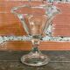Set of 6 Ice Cream Bowls FIDENZA VETRARIA Moulded Glass Petal Shape It