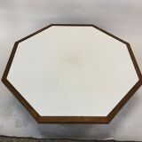 Vintage coffee table wenge hexagon 1960