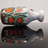 Ancien vase design des années 70 de Strehla keramik CDR 1302 Allemagne