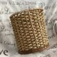 Panière fibres naturelles tressées