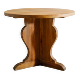 Swedish Wooden "Lovö" Side Table in Pine by Axel Einar Hjorth, 1940s
