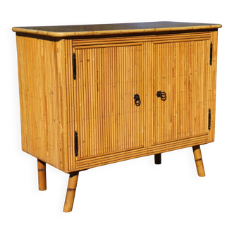 Audoux Minet rattan sideboard