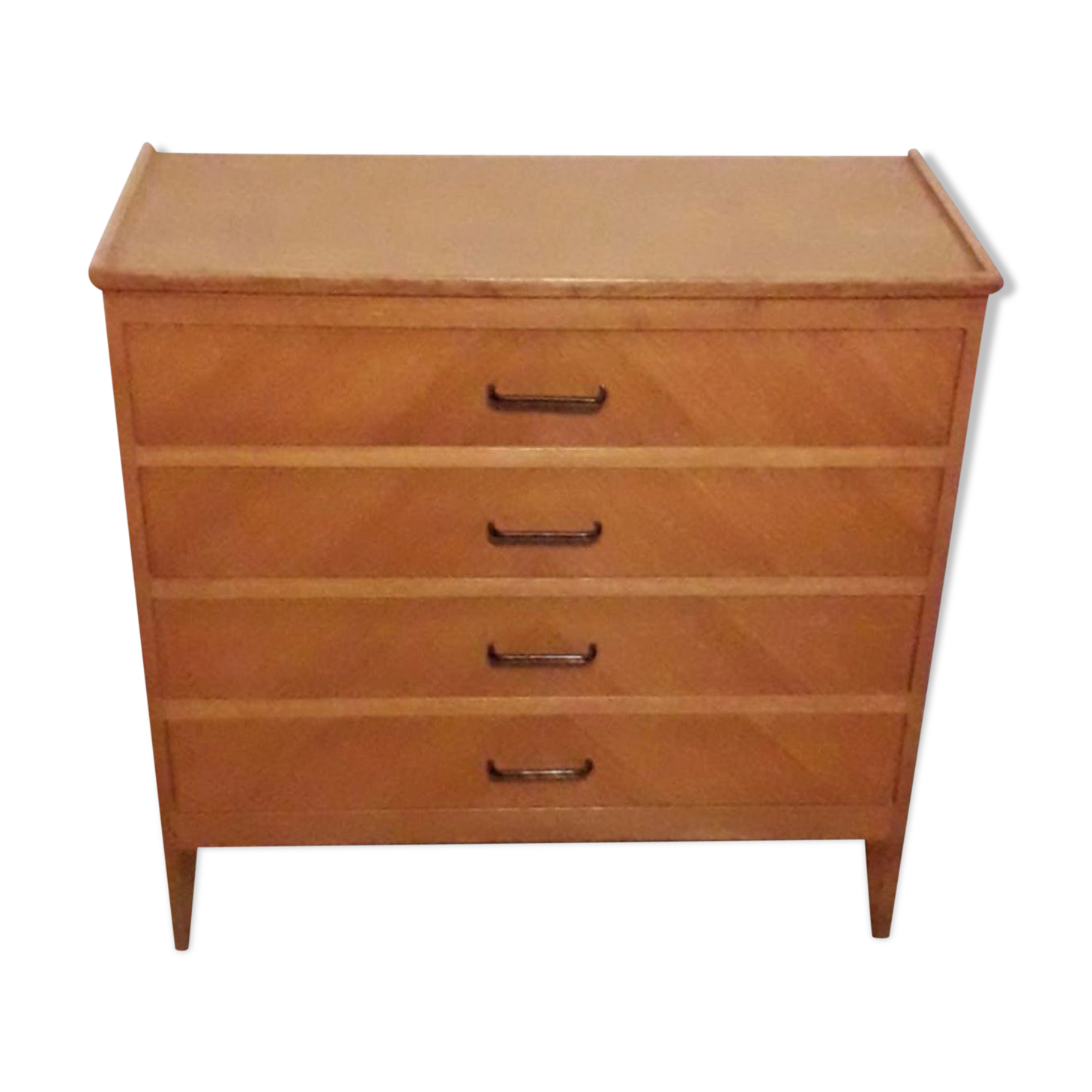 Vintage blond wood dresser