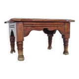 Antique stool bench carved Louvre stores