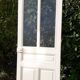 Old translucent glazed communication door 82.5x214.2cm (2)