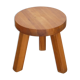 Vintage tripod wooden stool 1970