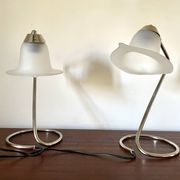Pair of unusual SCE lamps