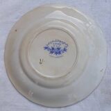 dessert plate Sarreguemines "thorn"