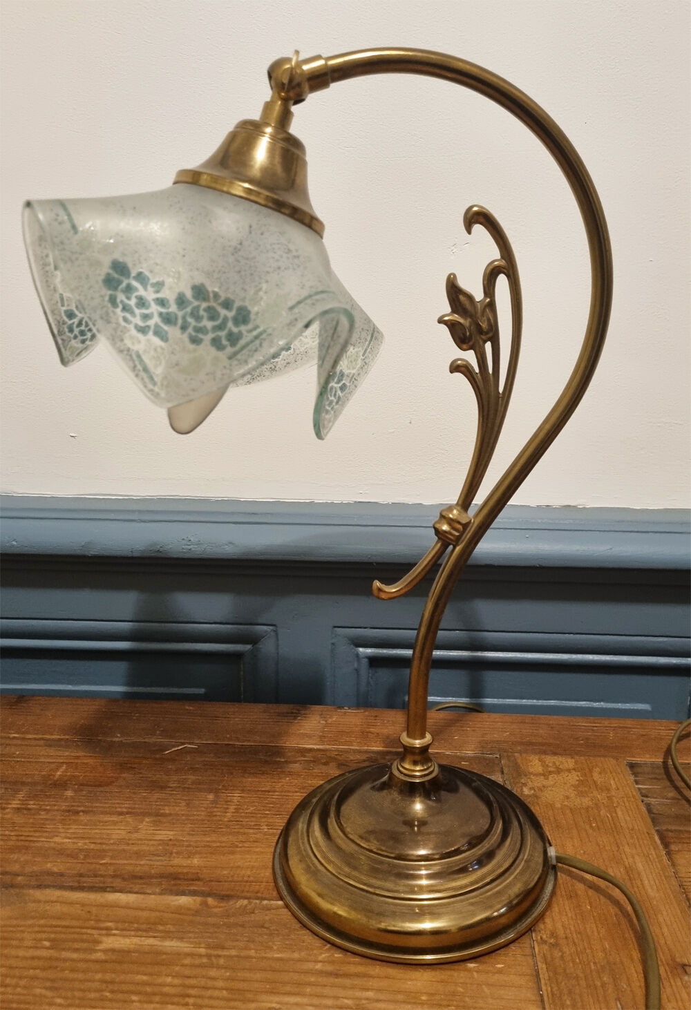 Pair of arched table lamps, creation JP Ryckaert, 60s