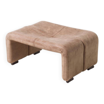 Coronado Leather Ottoman by Tobia Scarpa for B&B Italia, Italy, 1980s