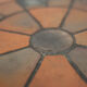 Rare red ceramic coffee table by Roger Capron