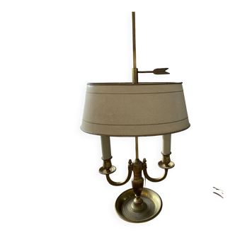 Empire brass bouillotte lamp