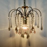 Crystal chandelier "water drop" in Murano glass, Italy