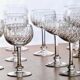 Verres à vin anciens Villeroy & Boch 'Treveris' en cristal soufflé bouche