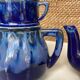 Old enameled coffee pot