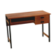 Vintage teak desk with 2 drawers made in the 60s