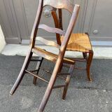 2 chaises bistrot 1930 Alsace