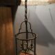 Brass and glass lantern