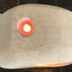 Carved stone lamp signed Arsène Galisson - 1980s