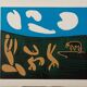 Pablo Picasso : Bacchanale, acrobates et taureau, Linogravure (1962)