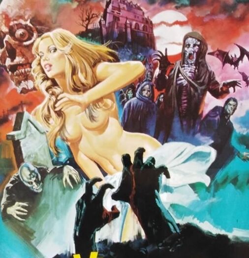 Jess Franco a virgin among the living dead displays original 1973 vintage cinema