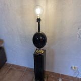 Floor lamp design egg shape space age the dolphin