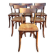 Series of 6 vintage restaurant bistro chairs - 1950s