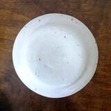 Pair of earthenware plates Les Islettes XIXth century
