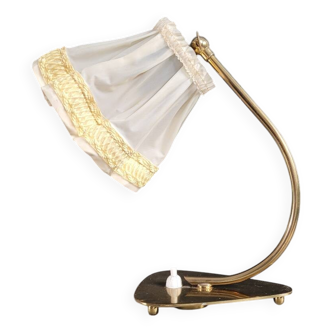 Antique table lamp with switch on the base