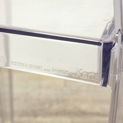 Chaise transparente Victoria Ghost de chez Kartell