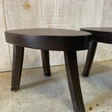 Pair of rustic stools