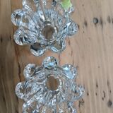 Set of 2 glass candle holders, Reims