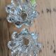 Set of 2 glass candle holders, Reims