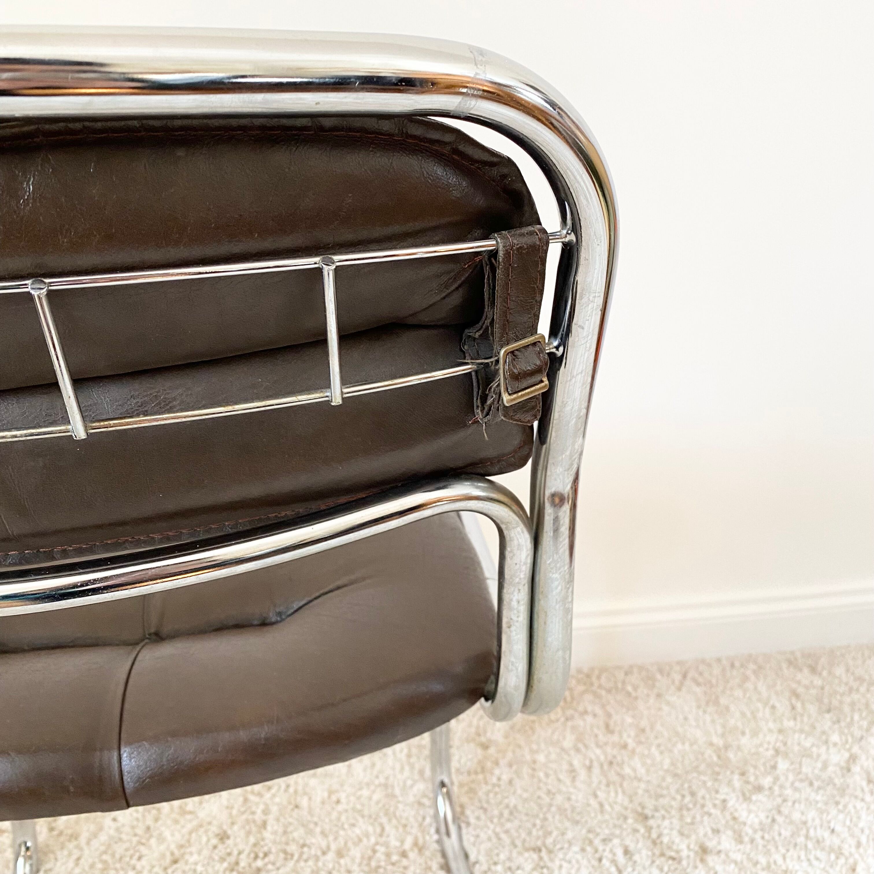 Vintage leather design chair